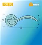 Ручки раздельные MSM R610 AС (медь) на круглом основании