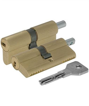 Механизм цилиндровый Cisa Asix 100 мм (50*50В) кл/верт (латунь)