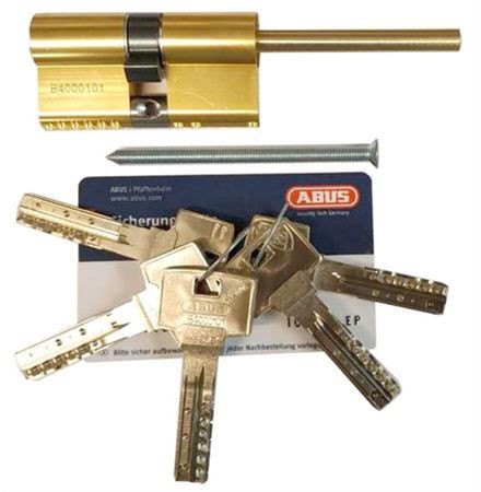 Механизм цилиндровый Abus Bravus 4000 MX (Абус) 95 мм (65*30) латунь, кл/шток