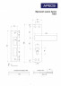 Замок врезной Apecs 1601-CR (аналог замка ДААЗ ЗВ4-3)
