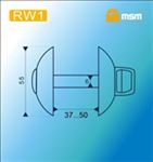 Фиксатор MSM RW1 BR/CP (коричневый/хром)