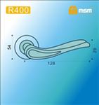Ручки раздельные MSM R400 SN/SP (Матовый никель/Хром) на круглом основании
