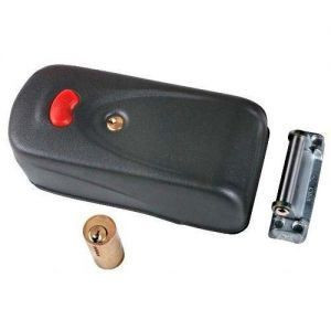 Замок накладной электромеханический Cisa Elettrika - 1A.731.00 ключ, кнопка, открытие двери внутрь