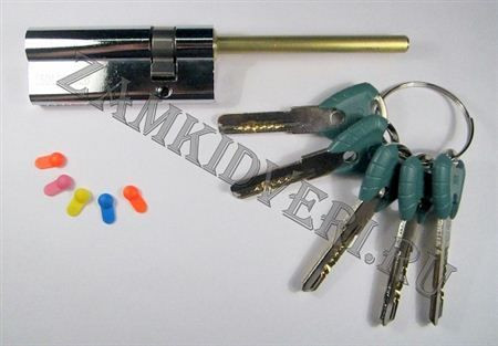 Механизм цилиндровый Crit P-238 70 мм (45*25Ш) кл/шток (хром)