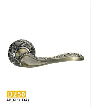 Ручки раздельные MSM D250 AB (бронза) на круглом основании