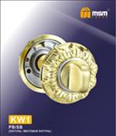 Фиксатор MSM KW1 PB/ SB (полированная латунь/матовая латунь)