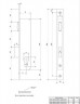Замок врезной Apecs 7300-25-R-NIS