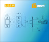 Механизм бесшумный (магнитный) - Межкомнатный L55M SN (матовый никель)