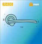 Ручки раздельные MSM R406 SB/PB ( Матовая латунь/Полированная латунь) на круглом основании