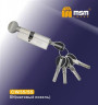 Цилиндровый механизм Msm CW90 SN 35*55 кл-верт (матовый никель) перфо