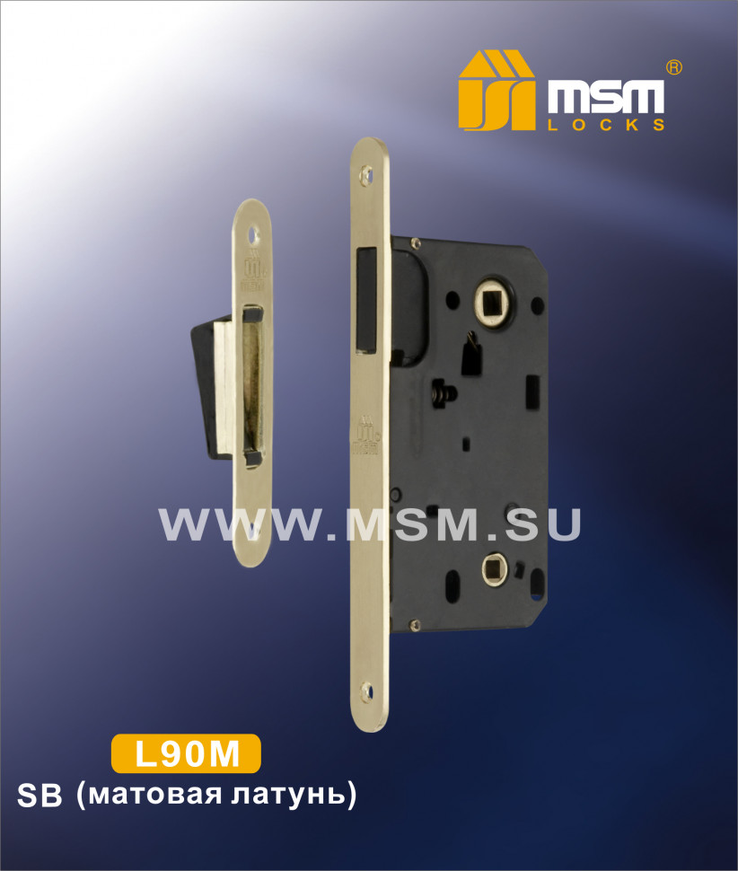 Механизм бесшумный (магнитный) - Сантехнический L90M SB (матовая латунь)