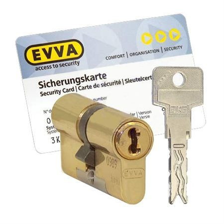 Цилиндр Evva 3KS 112 мм 41x71 ключ-ключ (латунь)